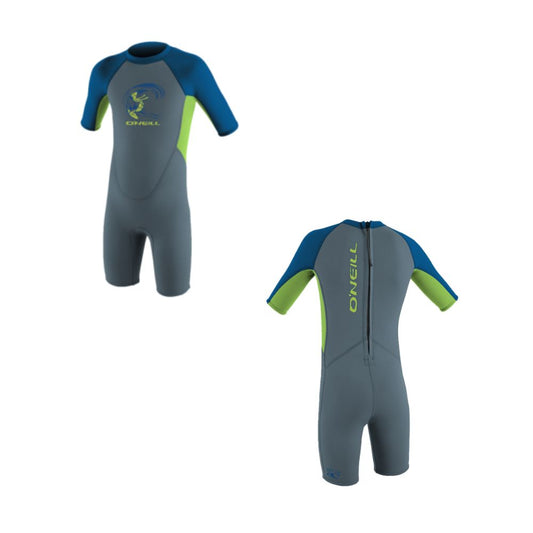 Toddler Wetsuit - O'Neill Reactor-2 2/2mm Shorty Graphite/Ocean