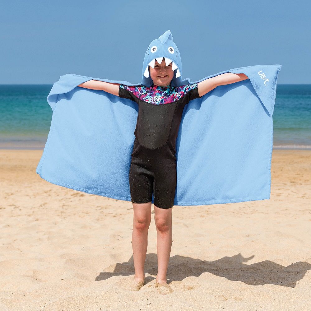 Shark Beach Poncho Towel