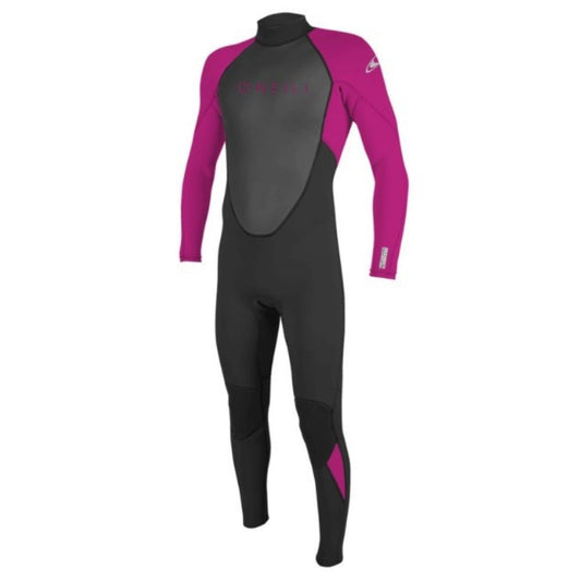 O'Neill Youth Reactor 3/2mm Full Girls Wetsuit Black/Berry