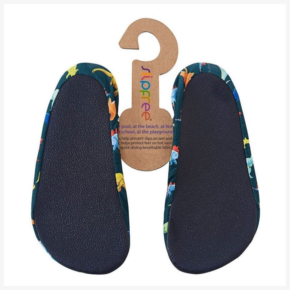 Slipfree Kids Pool Shoes - Dino