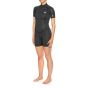 Billabong Womens Wetsuit - Launch 2/2mm Shortie - Black SAVE 40%