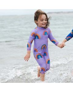 Muddy Puddles UV Sunsafe Swimsuit - Lilac Rainbow - SAVE 25%