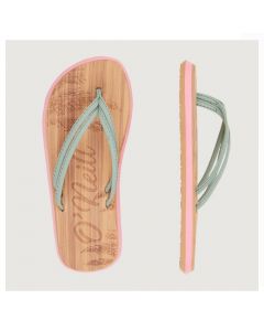 O'Neill Girls Ditsy Flip Flops - Lily Pad SAVE 50%